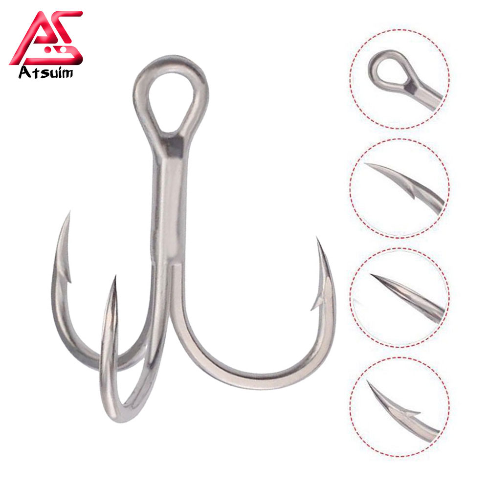Fishing Hook Assortment - ALS 100 stks Dreggen 4X Sterke