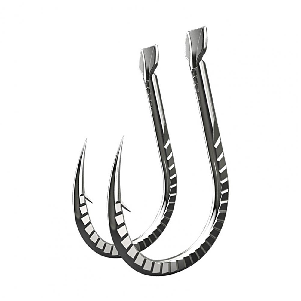 Fishing Hook Offset - 30 stks/set 1-15 Vishaken Sharp Titanium