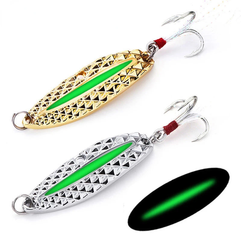 1PC Metalen Lichtgevende Spinn - Fishing Hook Treble recensie en prijs