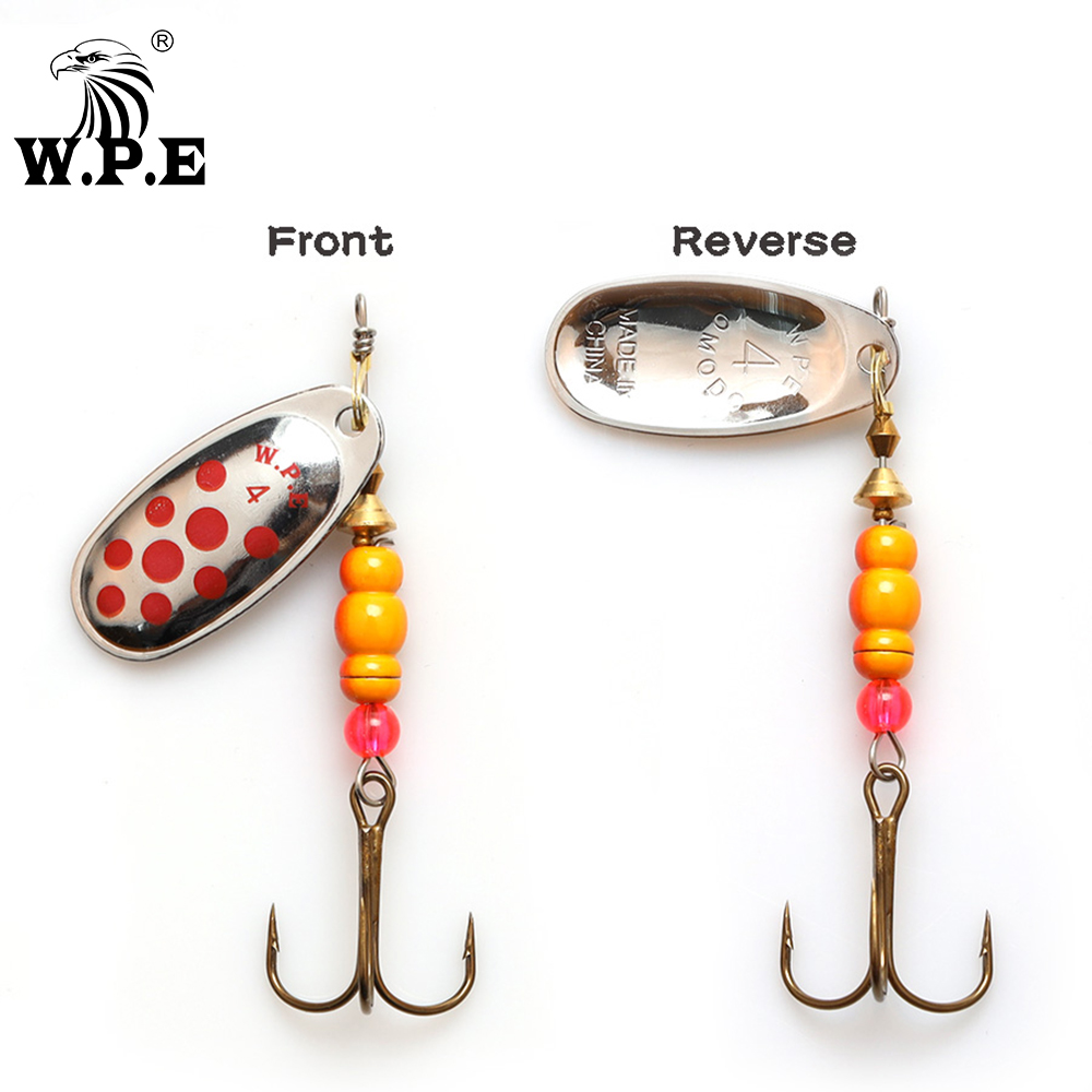 W.P.E Gloednieuwe Spinner Lokk - Fishing Hook Treble recensie en prijs