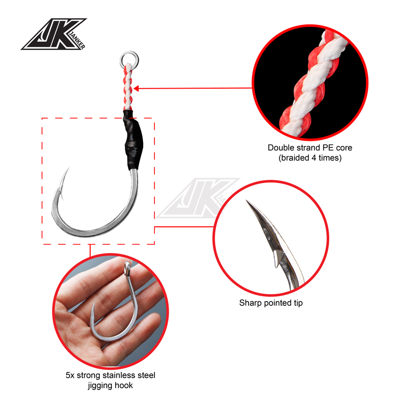 JK HVS Heavy Power Assist 7/0  - Fishing Hook Assortment recensie en prijs