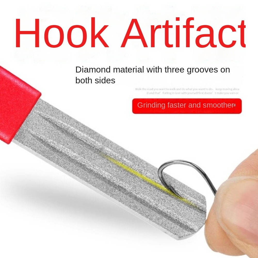 2 stuks dubbelzijdige vishaake - Fishing Hook Sharpener recensie en prijs
