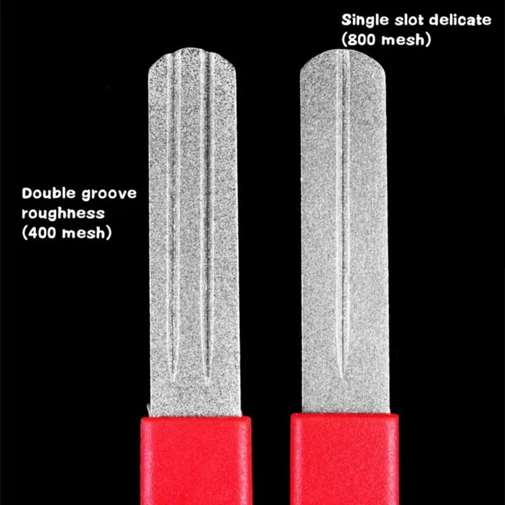 2 stuks dubbelzijdige vishaake - Fishing Hook Sharpener recensie en prijs