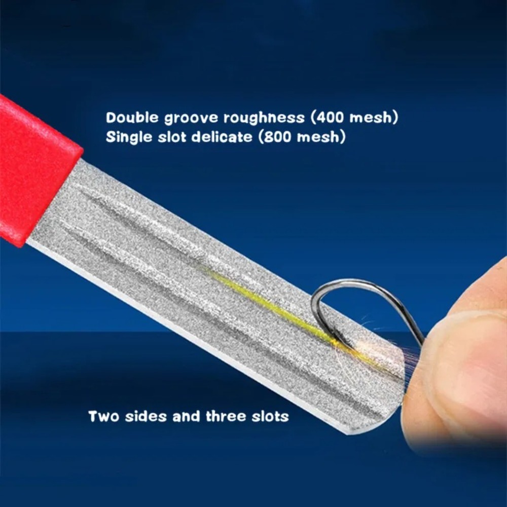 2 stuks dubbelzijdige vishaake - Fishing Hook Sharpener recensie en prijs